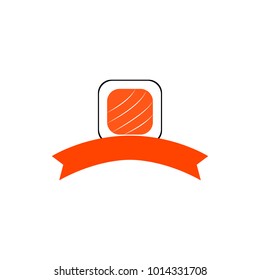 Logo for sushi bar, shop , restaurant , fast food, and much more