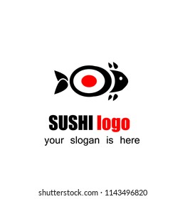 Logo for sushi bar, shop , restaurant , fast food, and much more