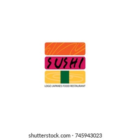 logo sushi japanese food icon design graphic