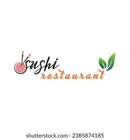 logo for sushi restaurant japanese food
