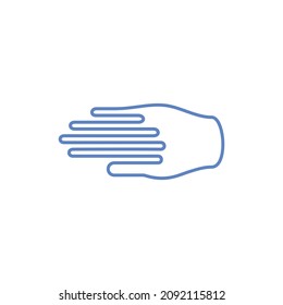 El logo es un símbolo del cerebro y la mano. Manos hábiles, manos inteligentes.
