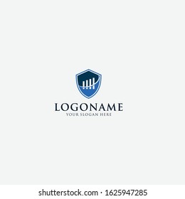 Logo symbol for business accounting financial company