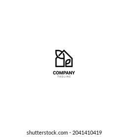 logo or symbol for a company or business with a geometric monogram style suitable for consultants or agencies in the fields of construction, technology, health, travel, fashion, beauty, media