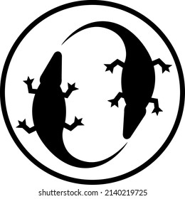 Logo or symbol crocodile and art for t shirt