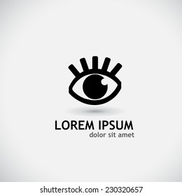 logo symbol eye. Vector