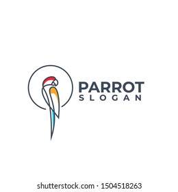 Logo with a symbol of “PARROT" formed a good symbol	