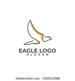Logo with a symbol of “EAGLE" formed a good symbol	