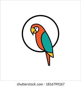 Logo with a symbol of “PARROT" formed a good symbol