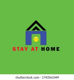 a logo or symbol to help us stay at home during the pandemic