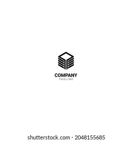 logotipo, símbolo, icono, forma hexágono de monograma adecuado para empresas o empresas en el ámbito de la tecnología, el derecho, la construcción, la joyería, el hotel, los viajes, la carga, legal, multimedia, el transporte