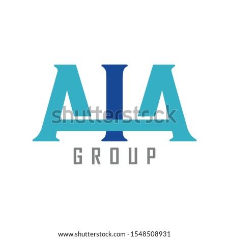 logo symbol with the letter aia