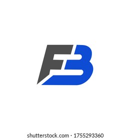 logo symbol letter b business modern  font initial vector design tech