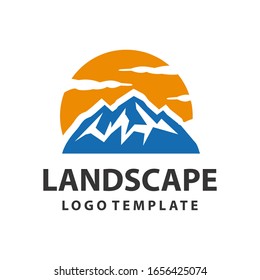 Logo / Symbol Mountain landscape for outdoor company