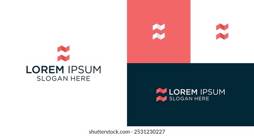 Logo-Symbol auf abstrakter Eleganz