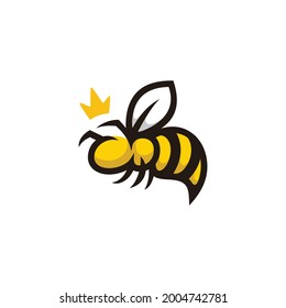 the logo or symbol of the queen bee with the crown on top.