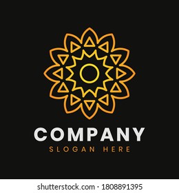 Logo and symbol of sunflower