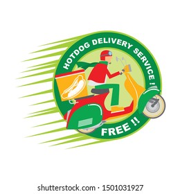 Logo, symbol template design for fast food delivery service