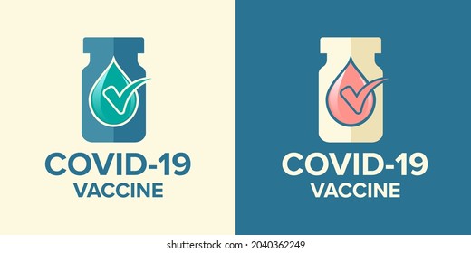 Símbolo con el texto que recibí mi vacuna covid-19 para personas vacunadas. Pegatina de campaña de la vacuna del coronavirus. conceptos médicos y de salud