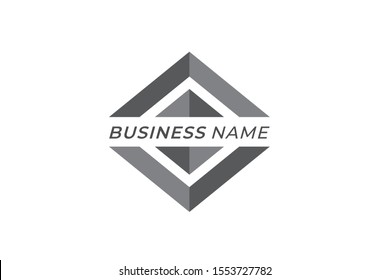 logo symbol triangle and square