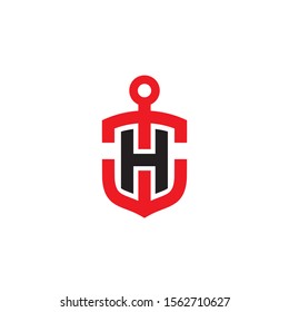 logo symbol vector travel initial h