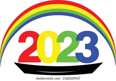 logotipo o símbolo año 2023