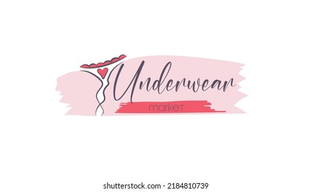 a logo symbolizing women's underwear