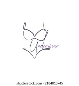 a logo symbolizing women's underwear