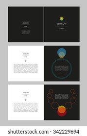 Logo. Symbols. Jewelry store. Jewellery. Vector. Template