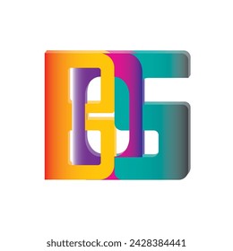 Logo-Symbole Vektor-Buchstaben BOS