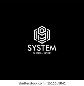 logo SYSTEM initial commercial grapich to use