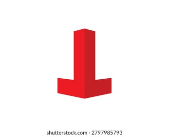 logo t perspective effect. prespective letter T logo design, a logo made simply from the letters T perspective, a logo for construction, real estate, consulting services, 