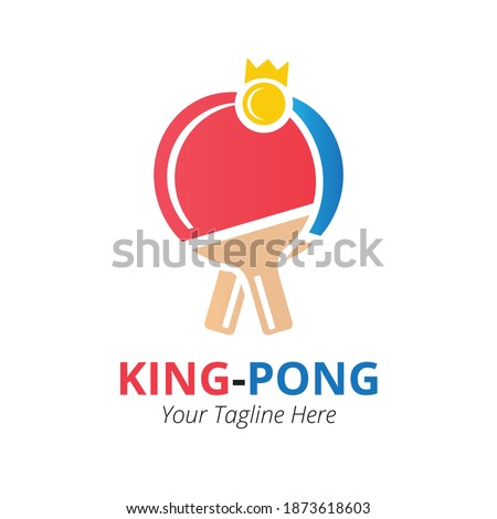 logo table tennis ping pong vector illustration