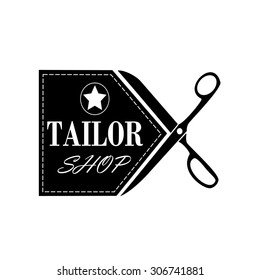 Logo Tailor Shop And Sewing.vector.