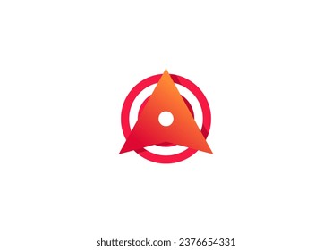 Logo Target Arrow, Minimalist and Modern Logo Template Premium. Editable FIle