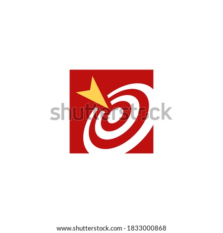the logo of a target with circular lines and an arrow hits in the middle