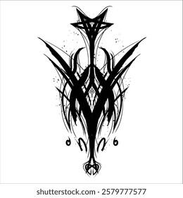 Logo tattos tribal etnic design