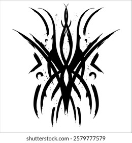 Logo tattos tribal etnic design