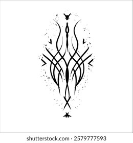 Logo tattos tribal etnic design