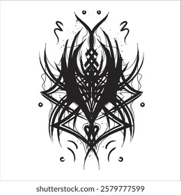 Logo tattos tribal etnic design