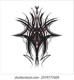 Logo tattos tribal etnic design