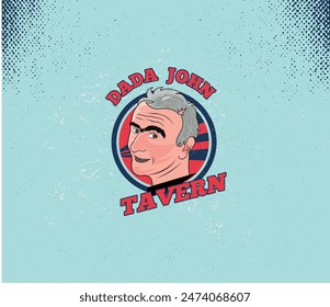 Logo for tavern. Readymade template for your business.