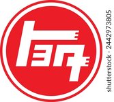 logo te3t toyota old logo vector, editable vector badge toyota, isolated background 