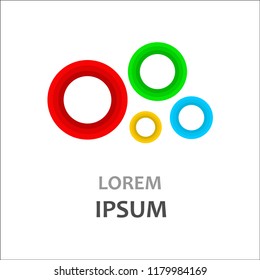Logo Team, Circle Element Design