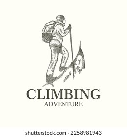 logo for team climbing, you can change the font and text to your team name