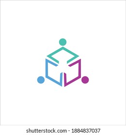 logo team icon vector templat