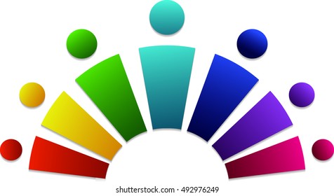 Logo, Teamwork, People, Vector, , Graphic, Icon, Business, Illustrator