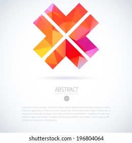 Logo Tech Design Abstract Shape Triangle Magazine Advertising Hi Glass Abstract Vector Modern Background With Polygon Item Logo Tech Design Abstract Shape Triangle Magazine Advertising Hi Glass Line W