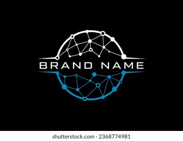  logo tech rotation vector design