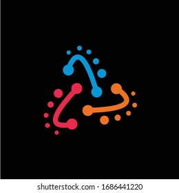 Logo - technology, biotechnology, tech design icon and symbol
. Vector illustrations