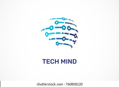 Logo - technology, biotechnology, tech icon and symbol
